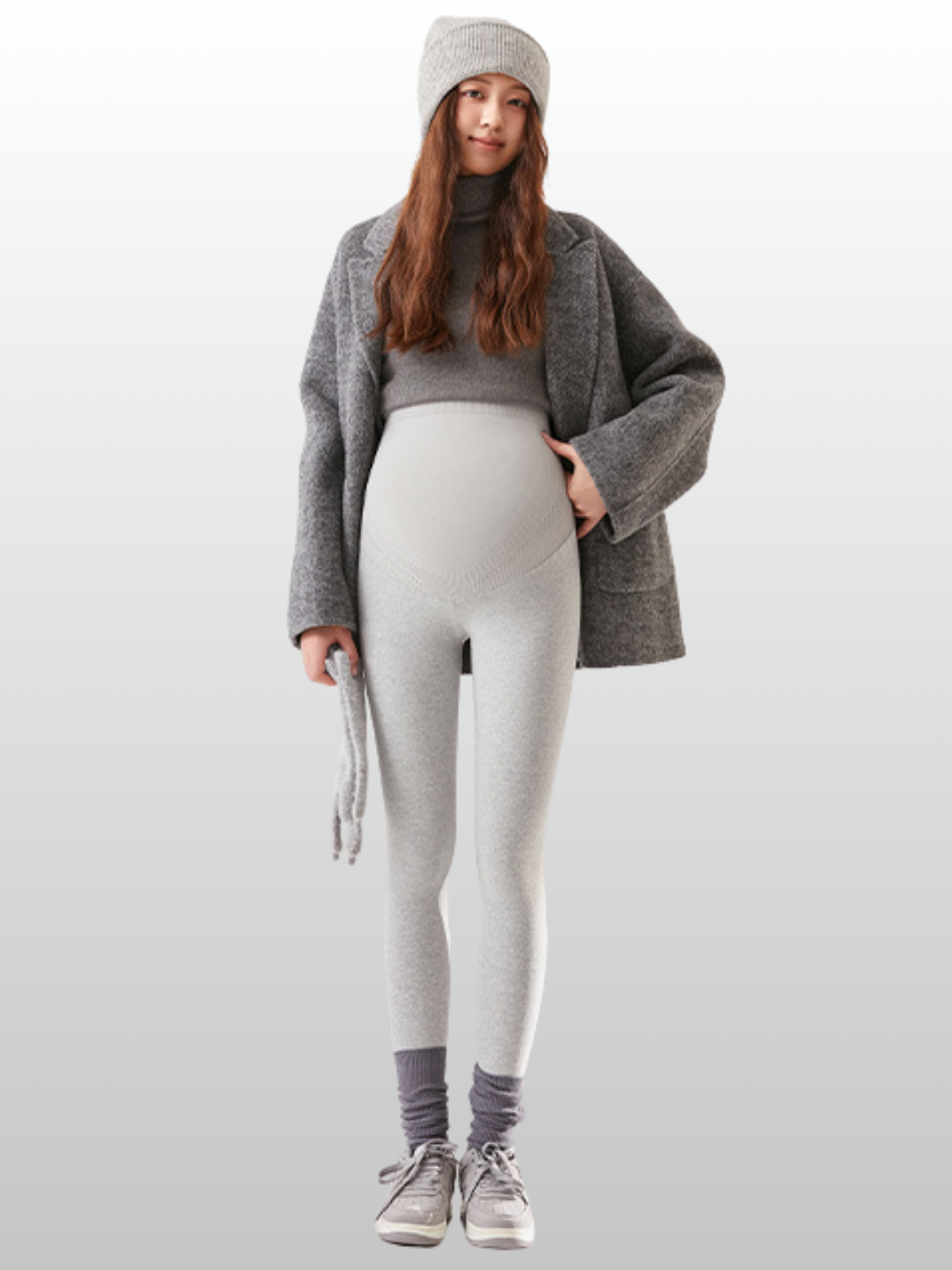 Umstandsleggings, Thermo, Fleece gefüttert, Winter, Schwangerschaft