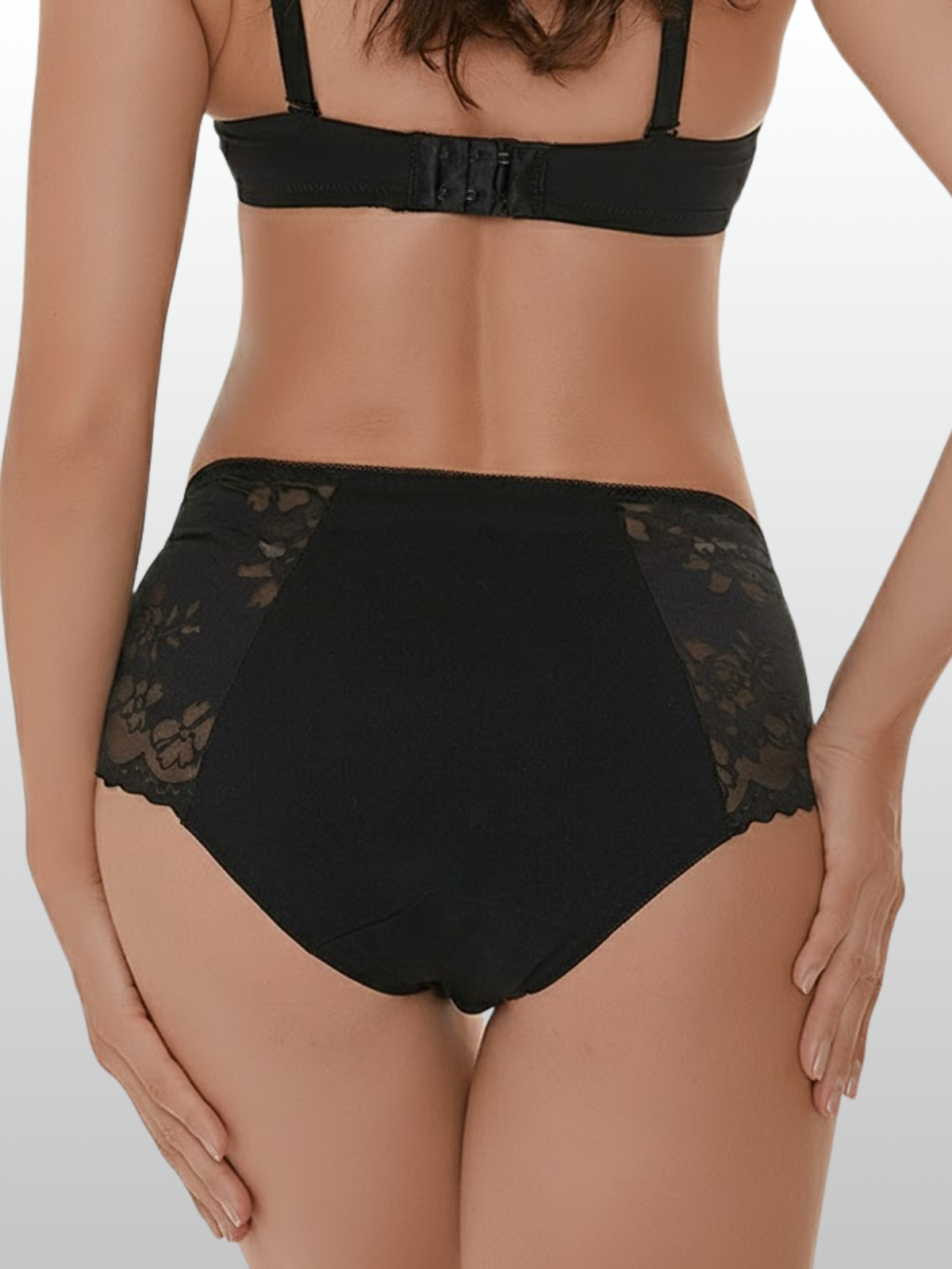 Periodenunterwäsche, Atmungsaktiv, 3-Schicht, Auslaufsicher, Anti-Rutsch-Design, Leicht-Mittel-Flow