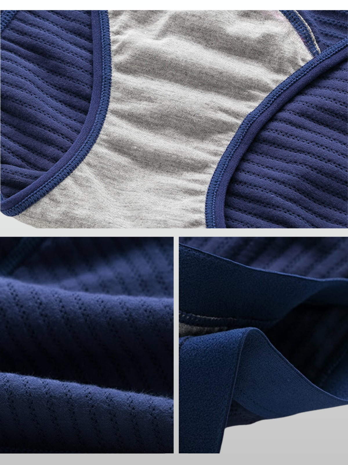 Periodenunterwäsche, Baumwolle, Atmungsaktiv, 3-Schicht, High-Waist, Auslaufsicher