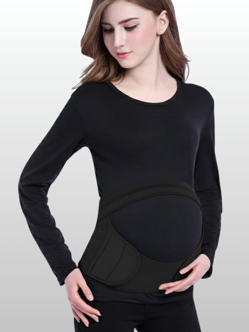 Schwangerschafts Stützgürtel, Bauchband 3-in-1, Verstellbar, Kompression, Atmungsaktiv