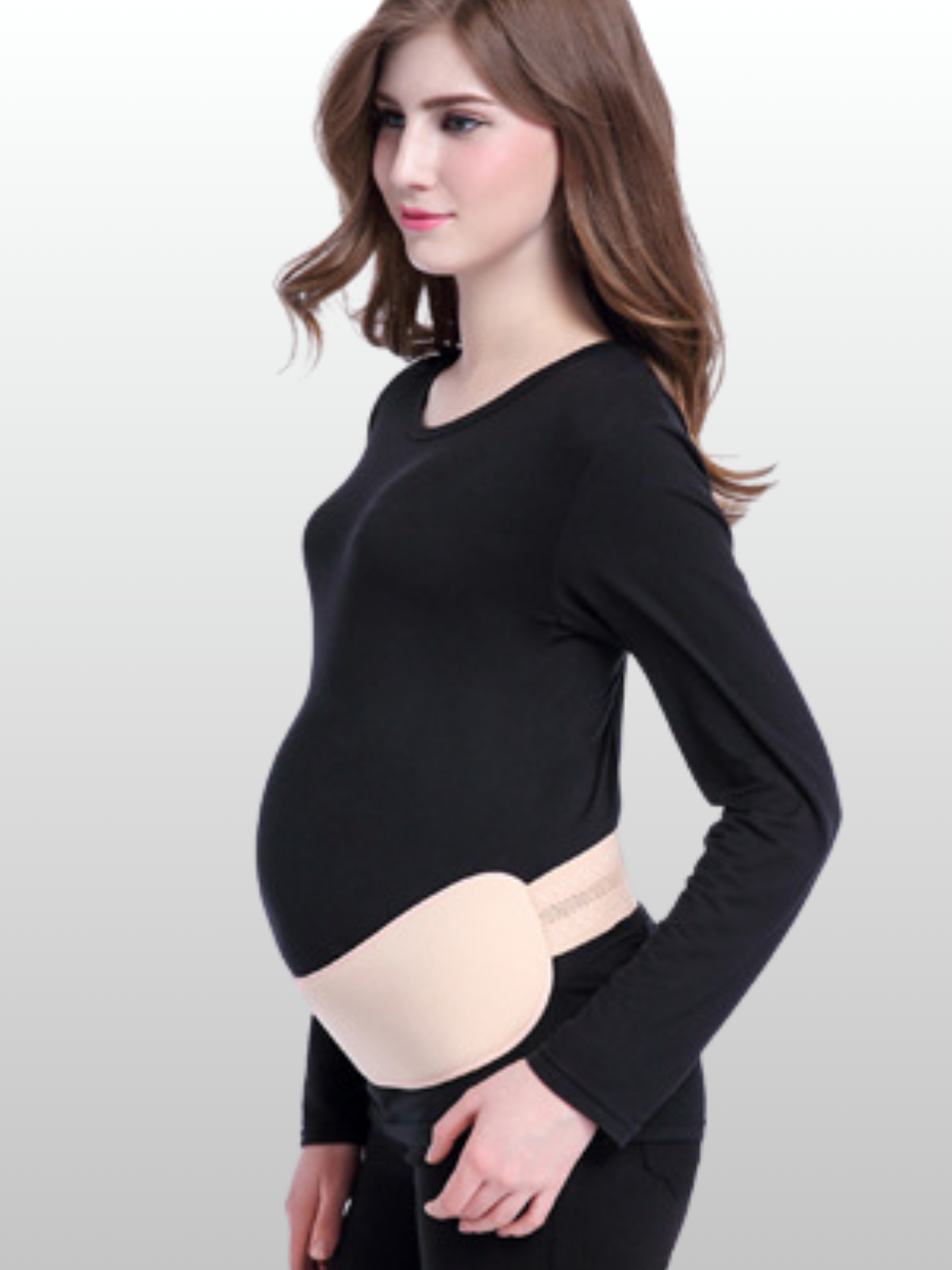 Schwangerschafts Stützgürtel, Bauchband 3-in-1, Verstellbar, Kompression, Atmungsaktiv