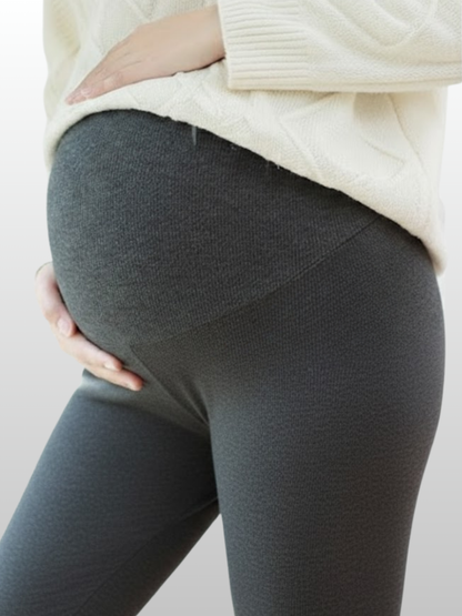 Umstandsmode, Winter Umstands Leggings, Thermo, Fleece Innenfutter, Schwangerschaftsleggings