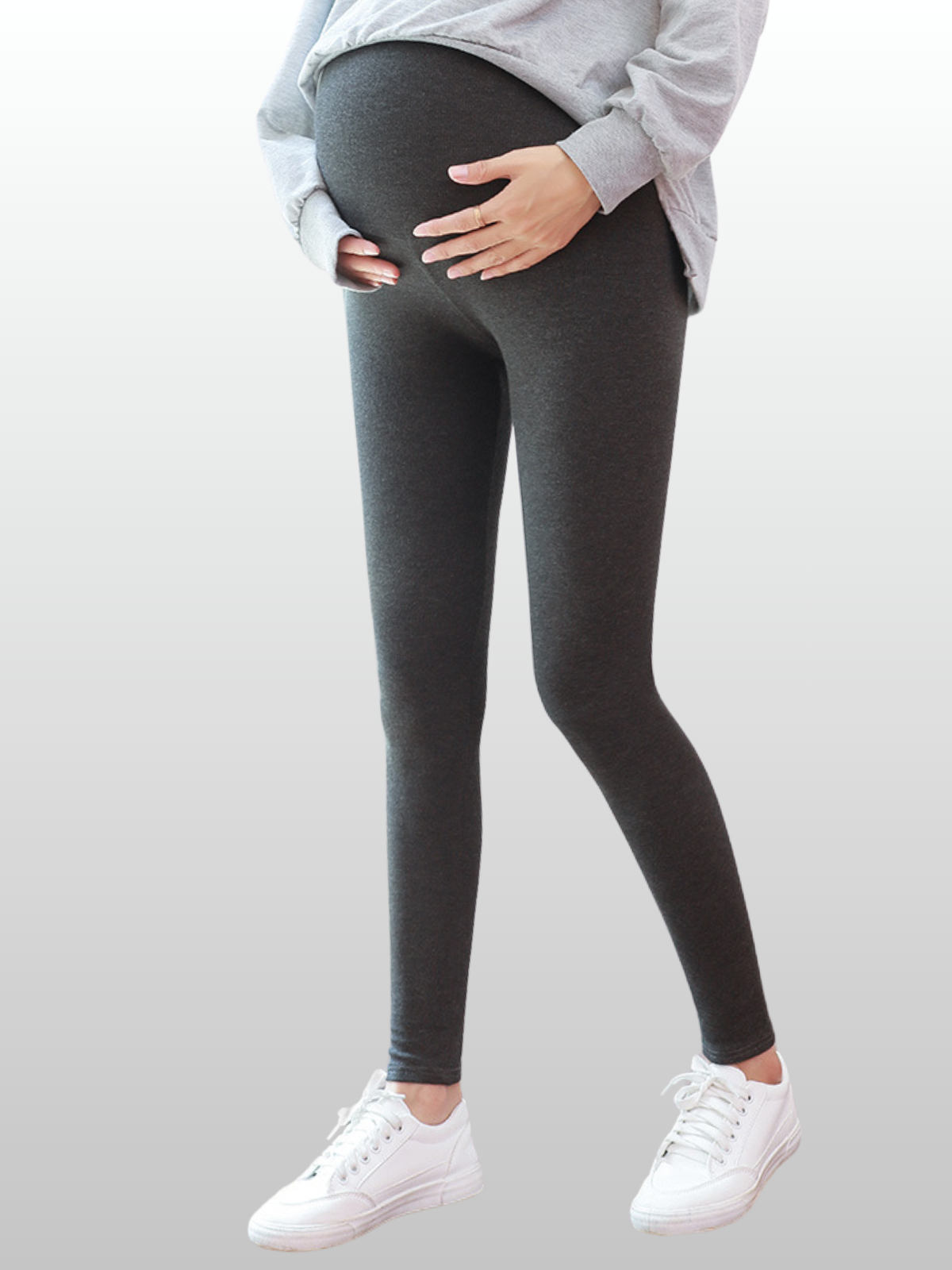 Umstandsmode, Winter Umstands Leggings, Thermo, Fleece Innenfutter, Schwangerschaftsleggings