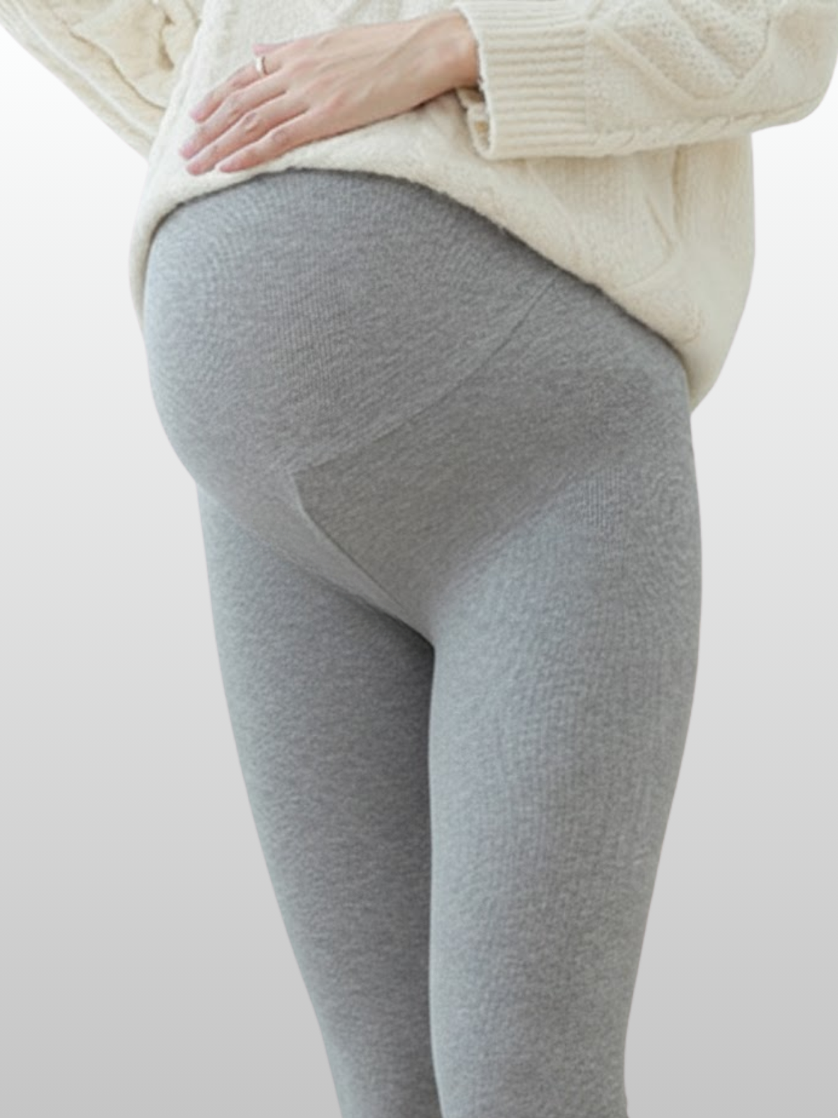 Umstandsmode, Winter Umstands Leggings, Thermo, Fleece Innenfutter, Schwangerschaftsleggings