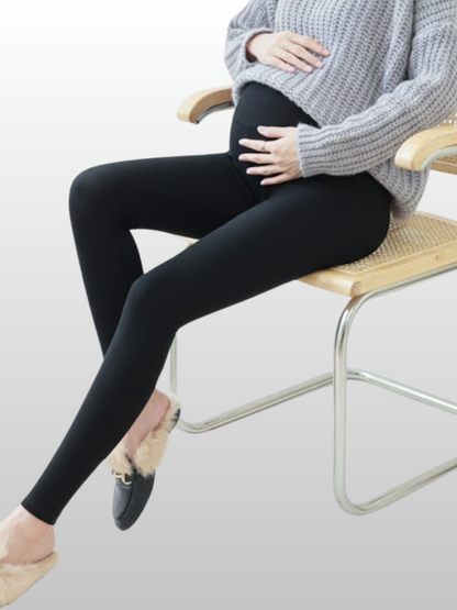 Umstandsmode, Winter Umstands Leggings, Thermo, Fleece Innenfutter, Schwangerschaftsleggings