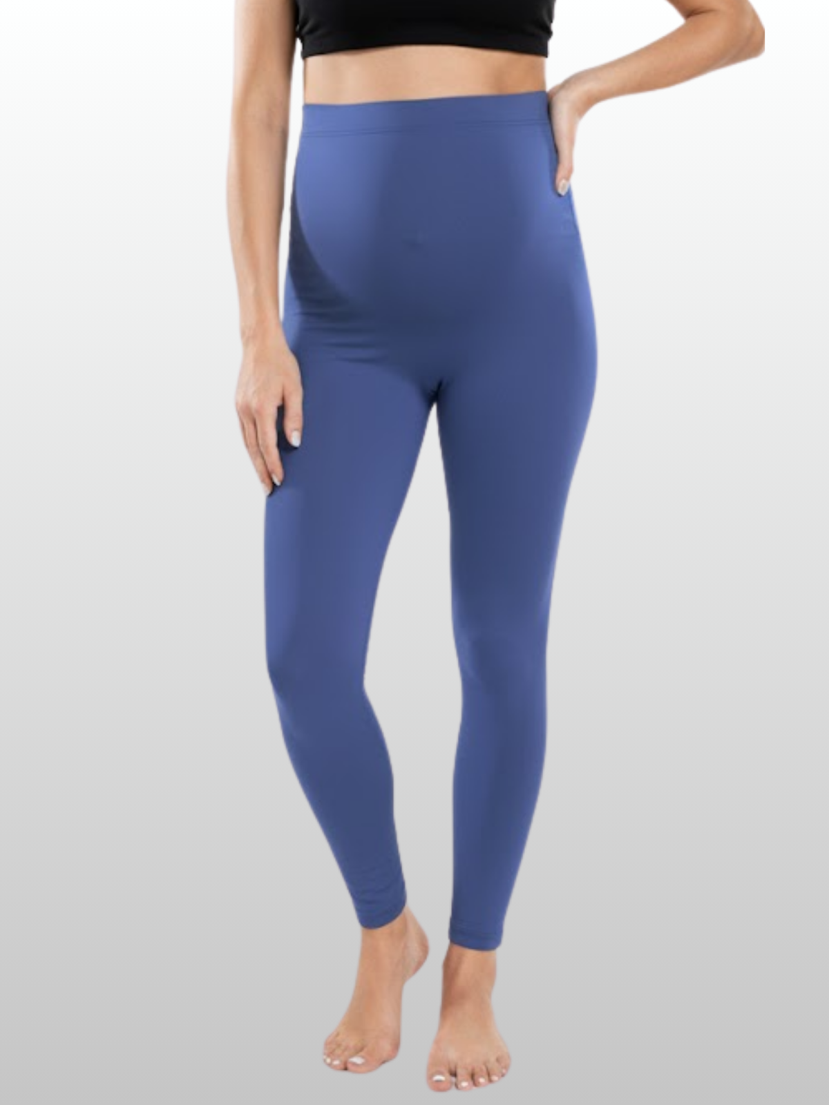 Umstandsmode, Schwangerschaftsleggings, All-Trimester, Dehnbar, Unterstützend, Sanfte Kompression, Atmungsaktiv