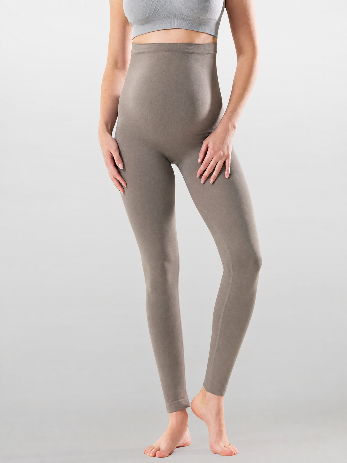Maternity Leggings Seamless with Full Belly Coverage