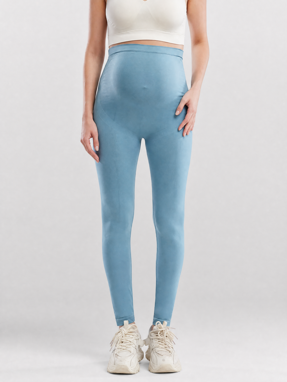 Maternity Leggings Seamless with Full Belly Coverage