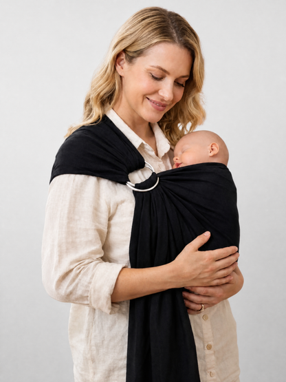Baby Carrier Ring Sling for Newborns in Linen Cotton