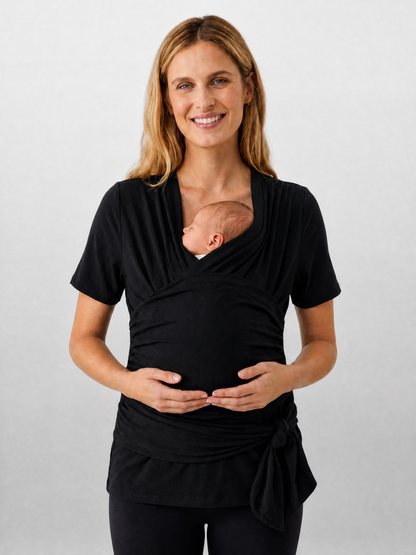 Newborn Wrap Carrier Bonding Top to Tie and Adjust