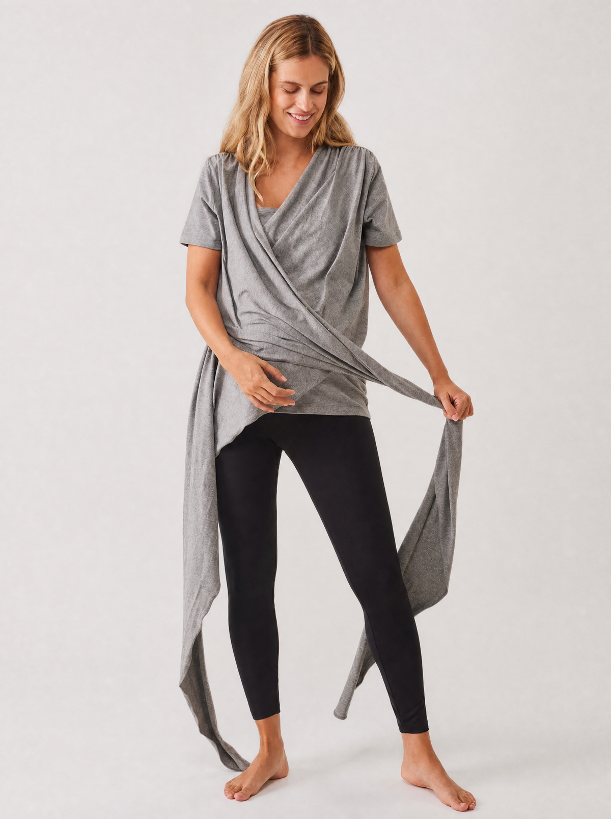 Newborn Wrap Carrier Bonding Top to Tie and Adjust