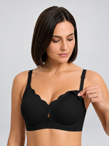 Nursing Bra Seamless Wireless with Vented Molded Cups
