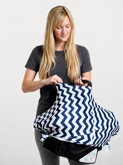 Nursing Cover 6-in-1 in Stretchy Fabric with Full Coverage