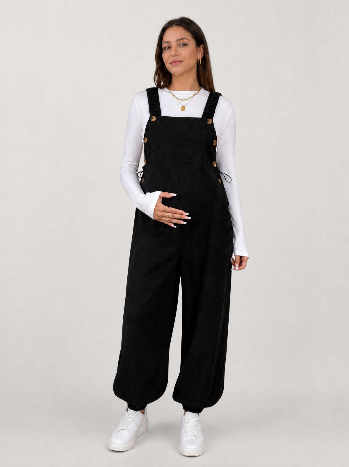 Overalls Maternity Long with Adjustable Straps