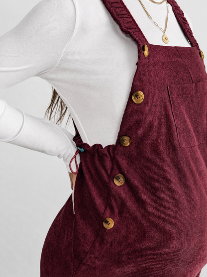 Overalls Maternity Long with Adjustable Straps