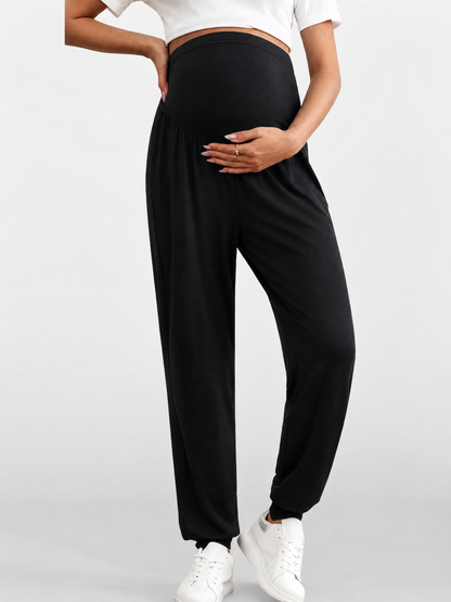 Maternity Pants Lounge with High Waistband Over the Belly