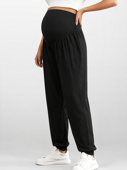 Maternity Pants Lounge with High Waistband Over the Belly