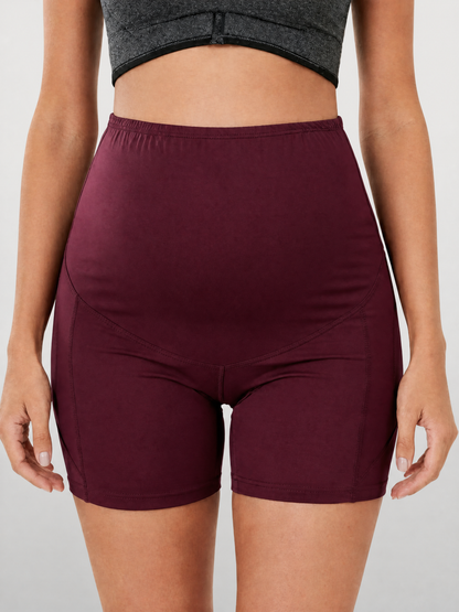 Shorts Maternity with Pockets and High Belly Band